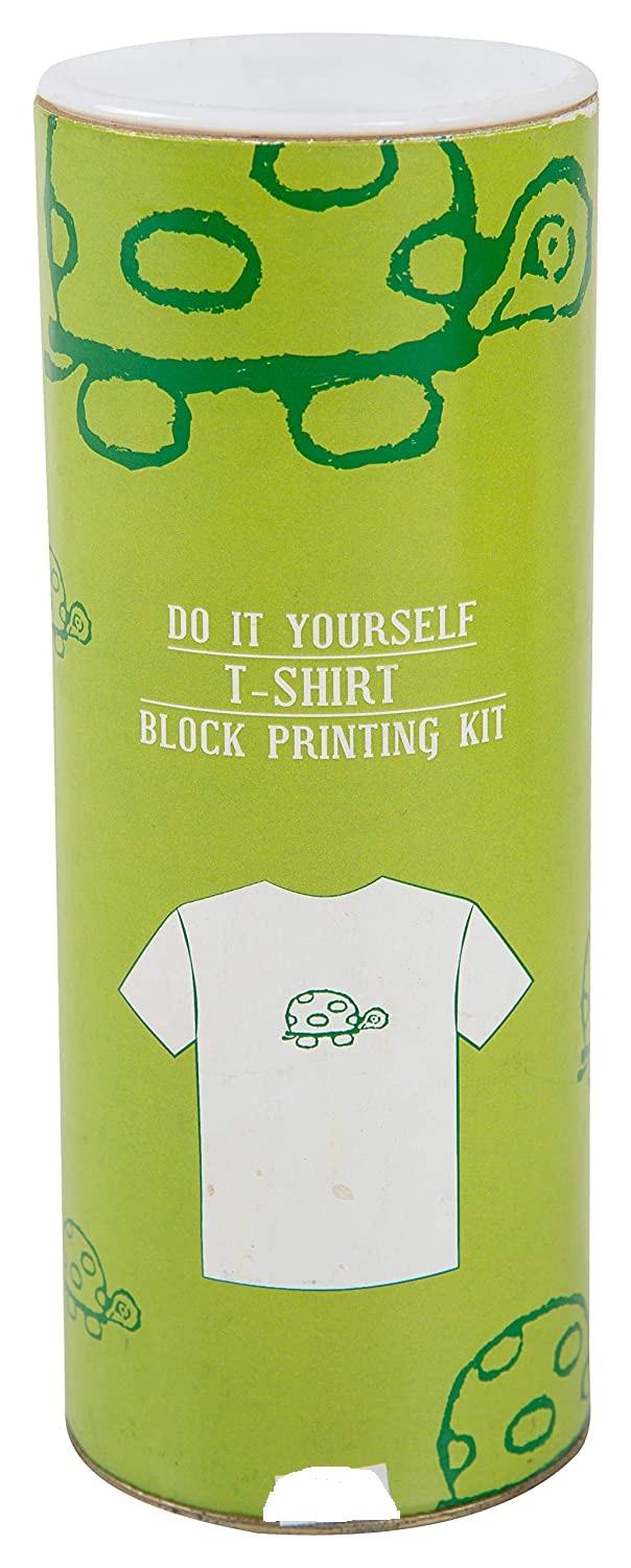 DIY Craft Kit Block Print Your T-Shirt With Turtle (10-12 Years)