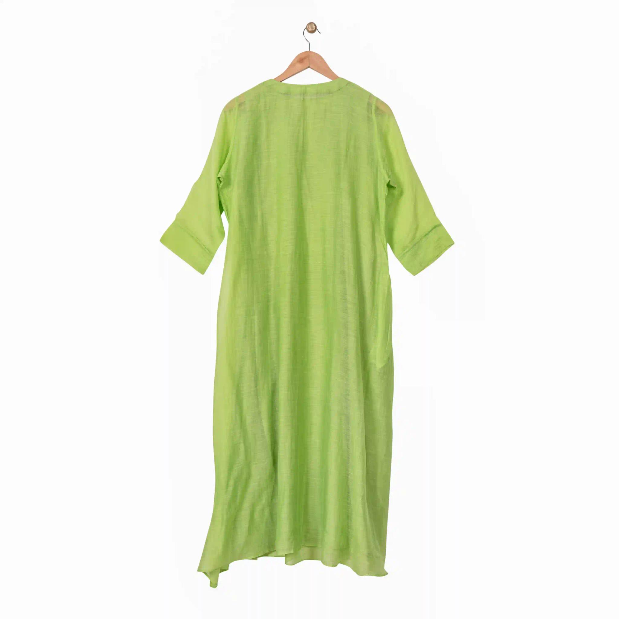 Lime Green Kurti Dress