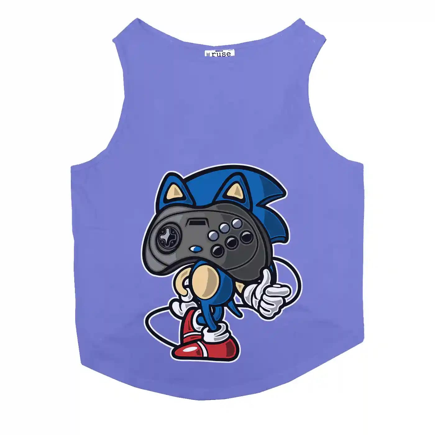 Ruse Player Head Too Printed Round Neck Vest Tank Tees Gift For Dogs