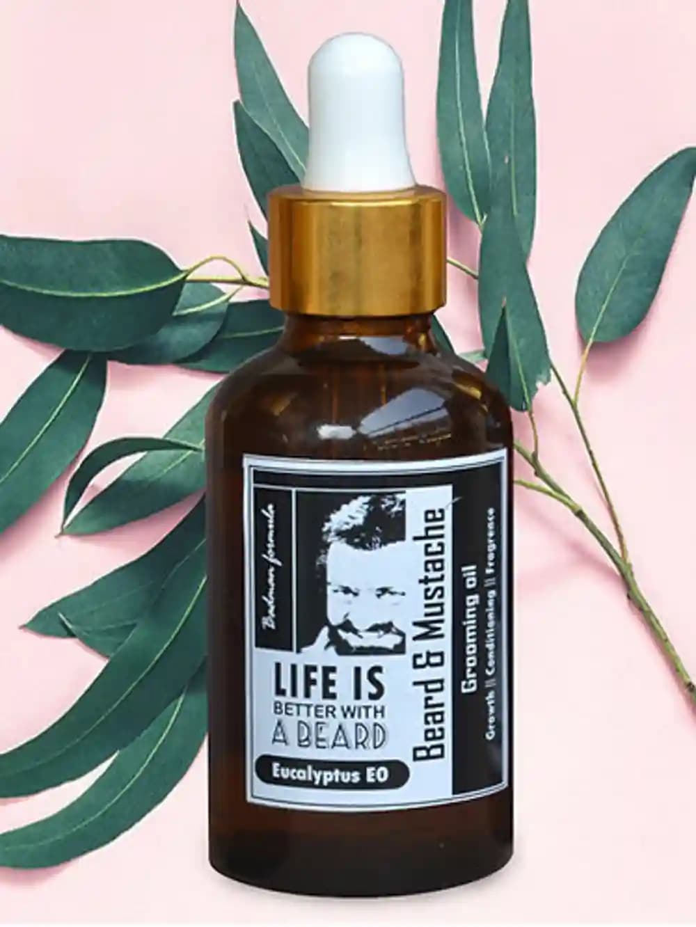 Beard & Mustache Oil with Clary Sage and Eucalyptus Blend