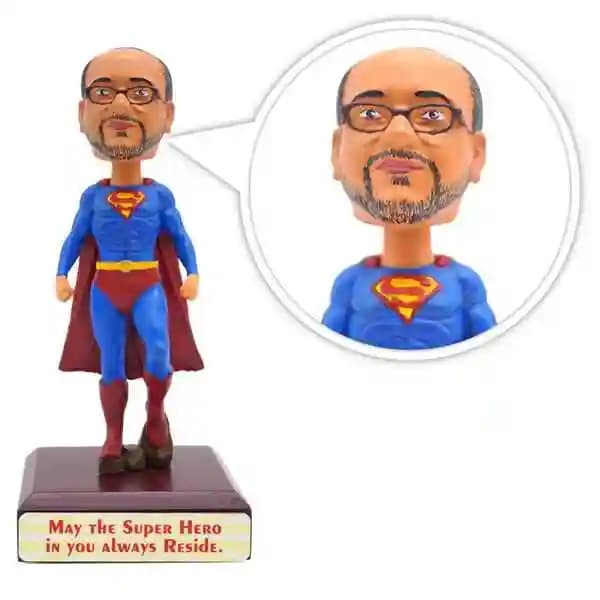 Personalised Bobblehead 3D Miniature with Superman Body