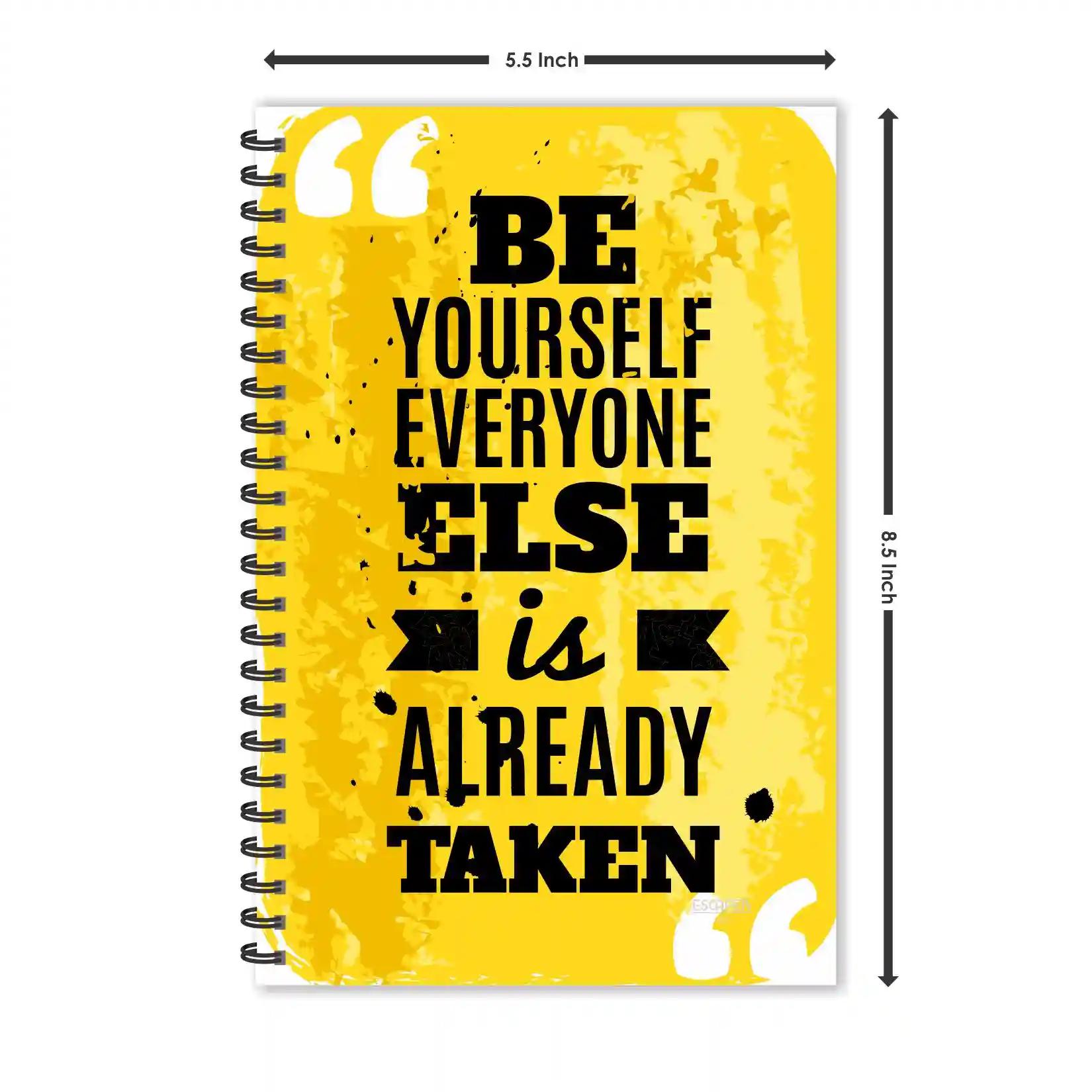 Be Yourself Motivational Diaries - Jumbo (Pack of 6)