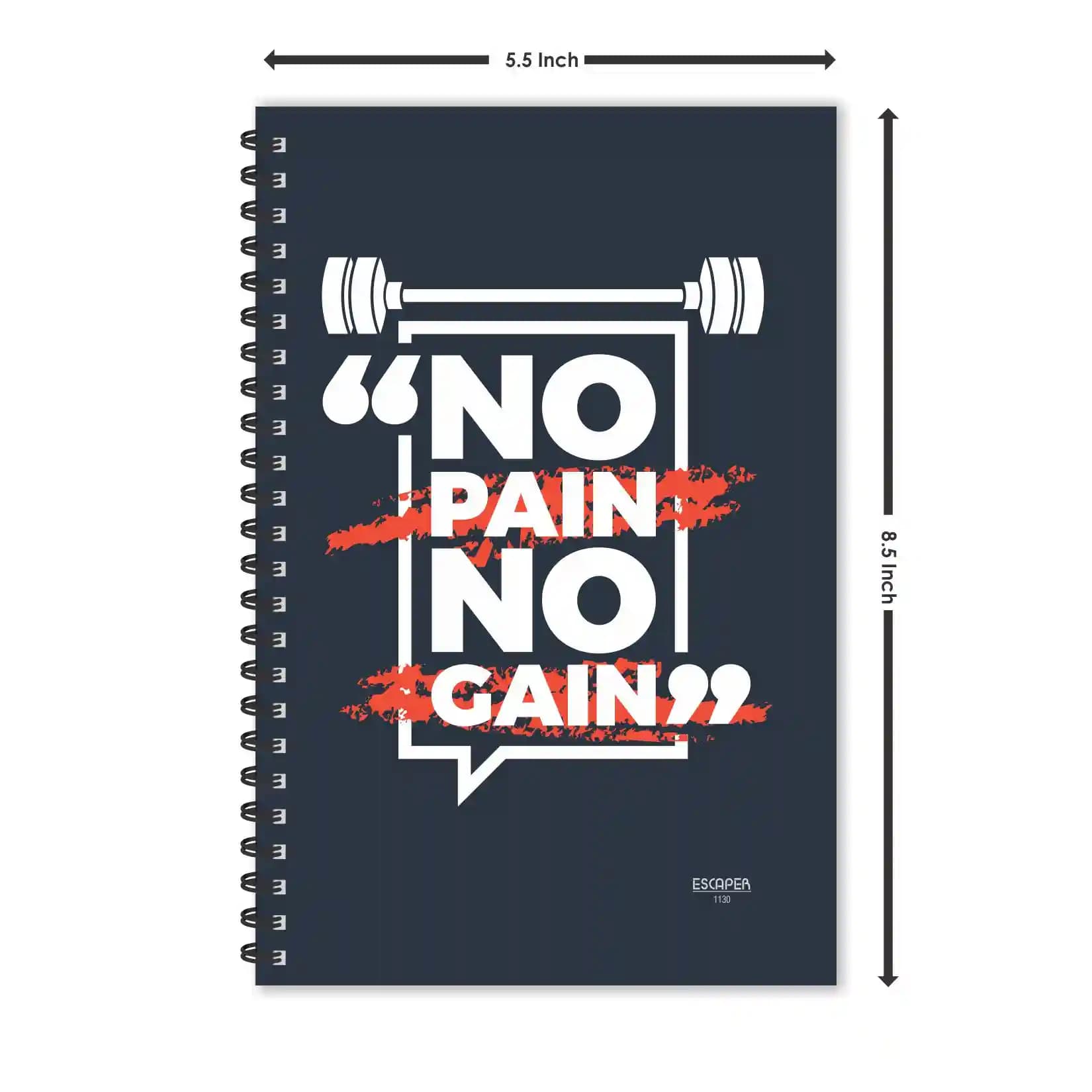 Pain Motivational Diaries - Jumbo (Pack of 6)