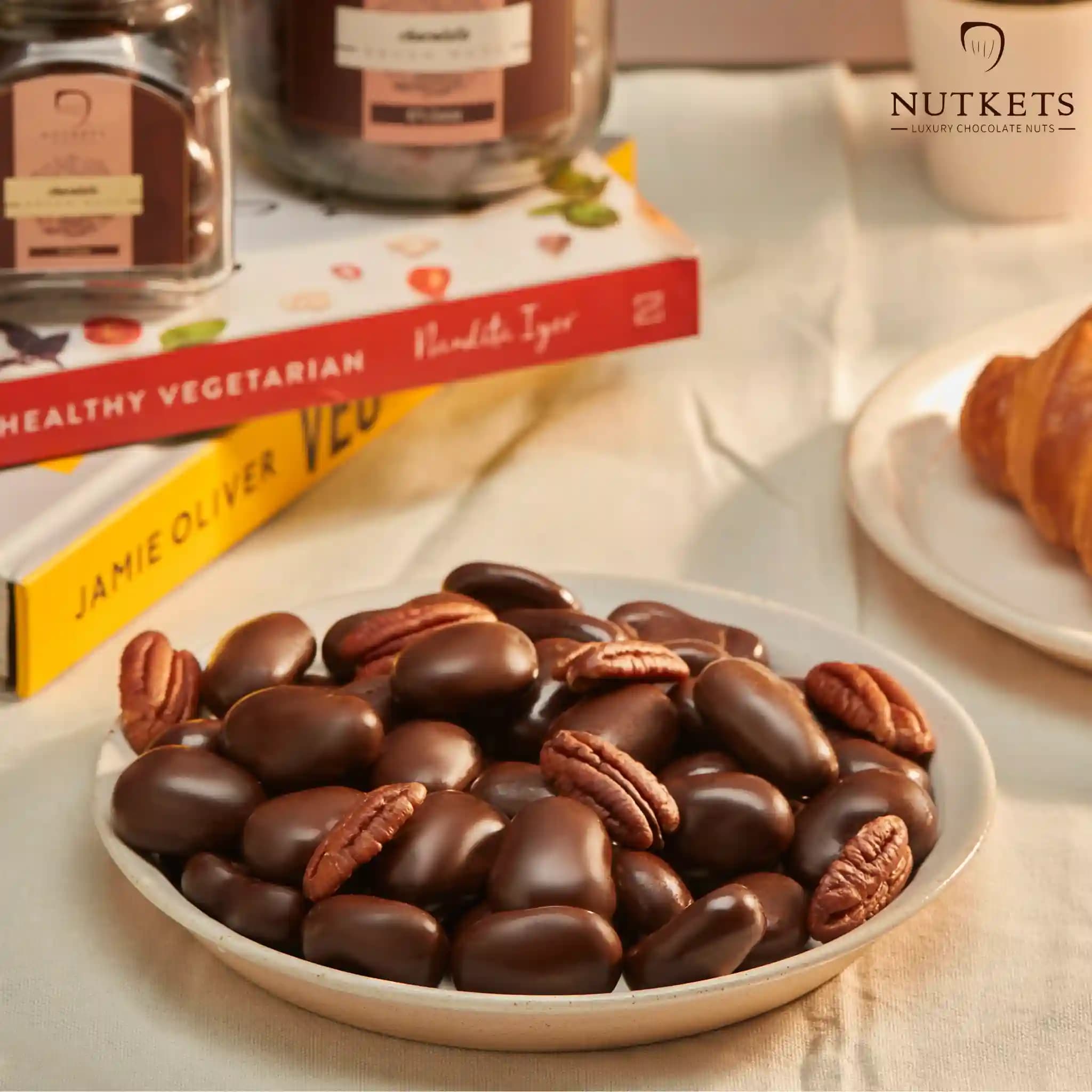 Gourmet DARK Chocolate Pecan Nuts