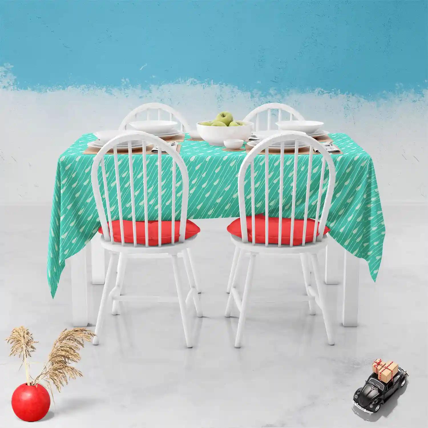 ArtzFolio Rain | Table Cloth Cover for Dining & Center Table
