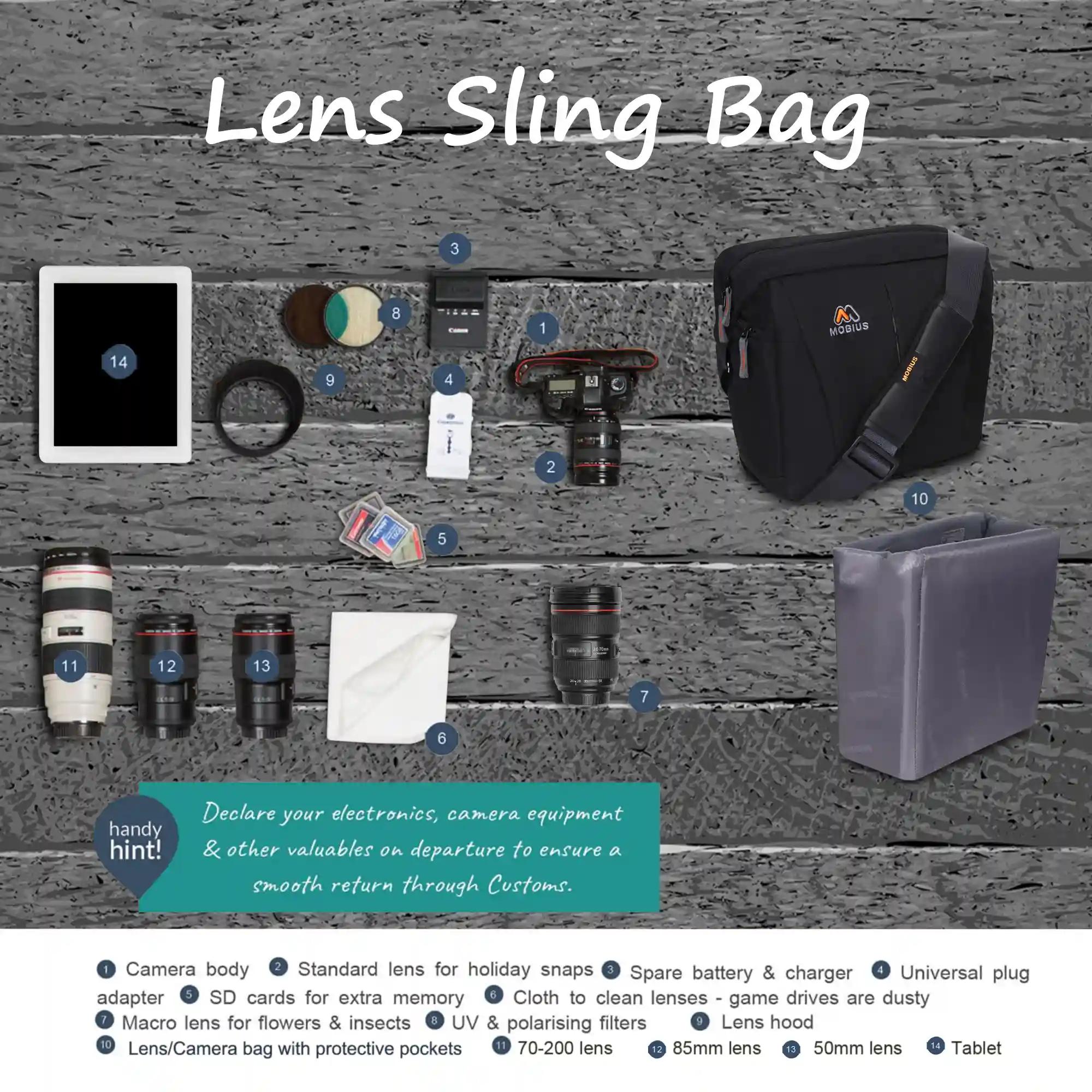 Mobius Lens Maker DSLR Sling Bag