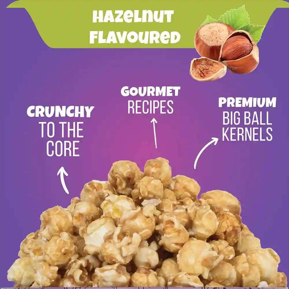 Popcorn & Company Hazelnut Popcorn- 600 Gm (Party Pack)