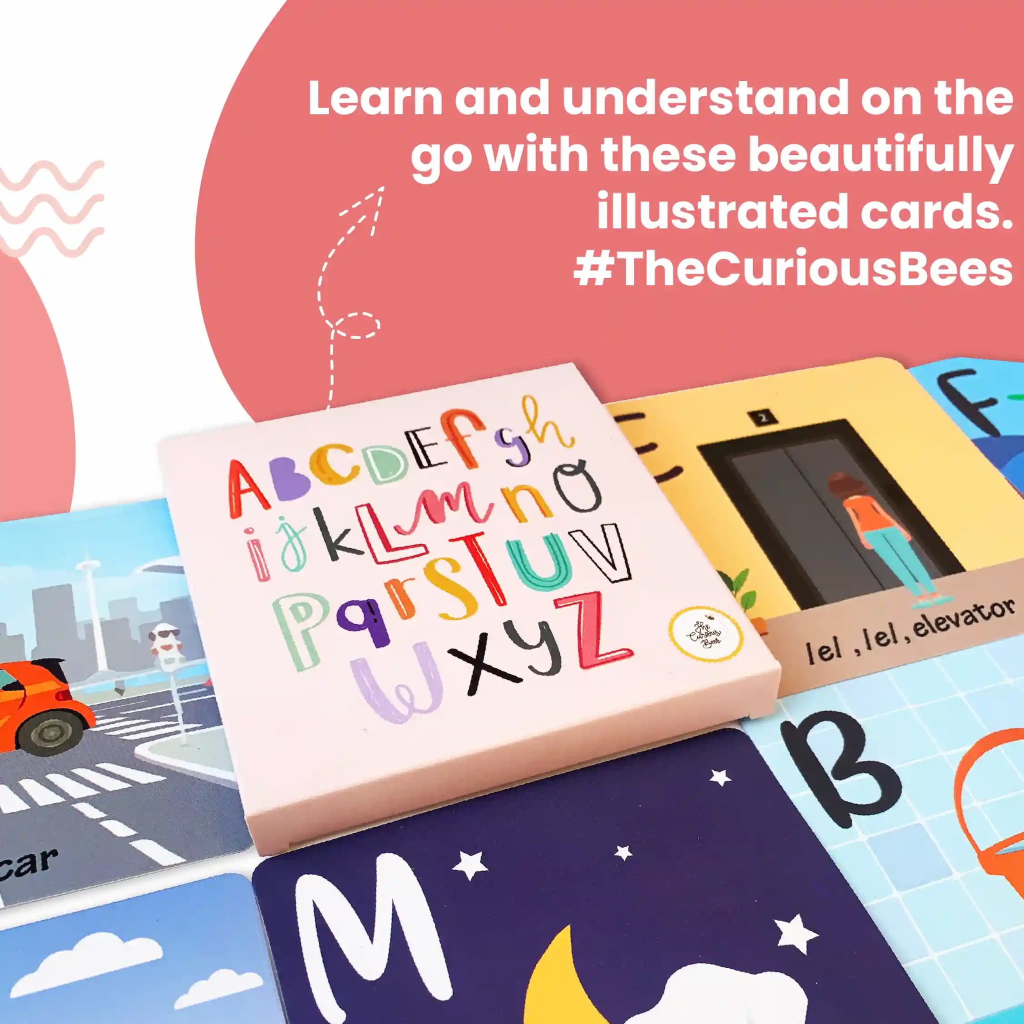 The Curious Bees - Early Learning Combo Flash Cards