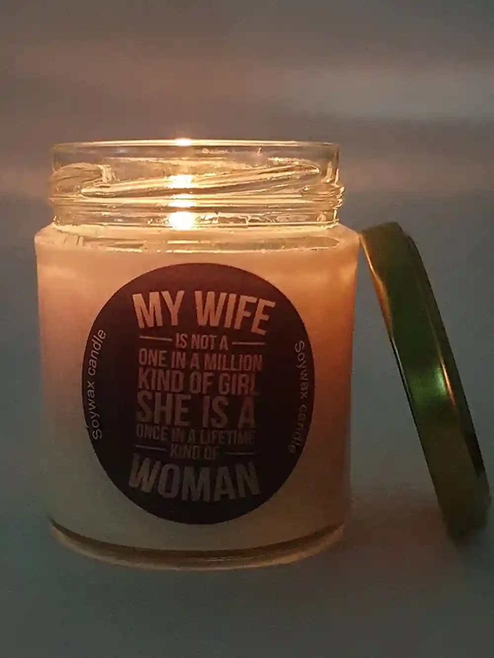 Pratha Naturals Scented Candle (To My Wife)
