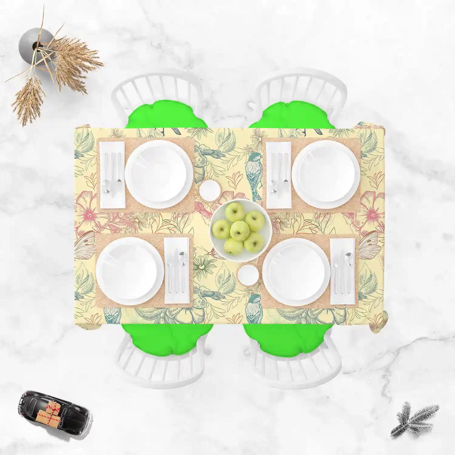 ArtzFolio Spring Flowers D4 | Table Cloth Cover for Dining & Center Table
