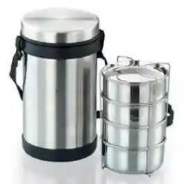 Jvl Classic Ware Hot Stainless Steel Lunch Box - Set Of 3