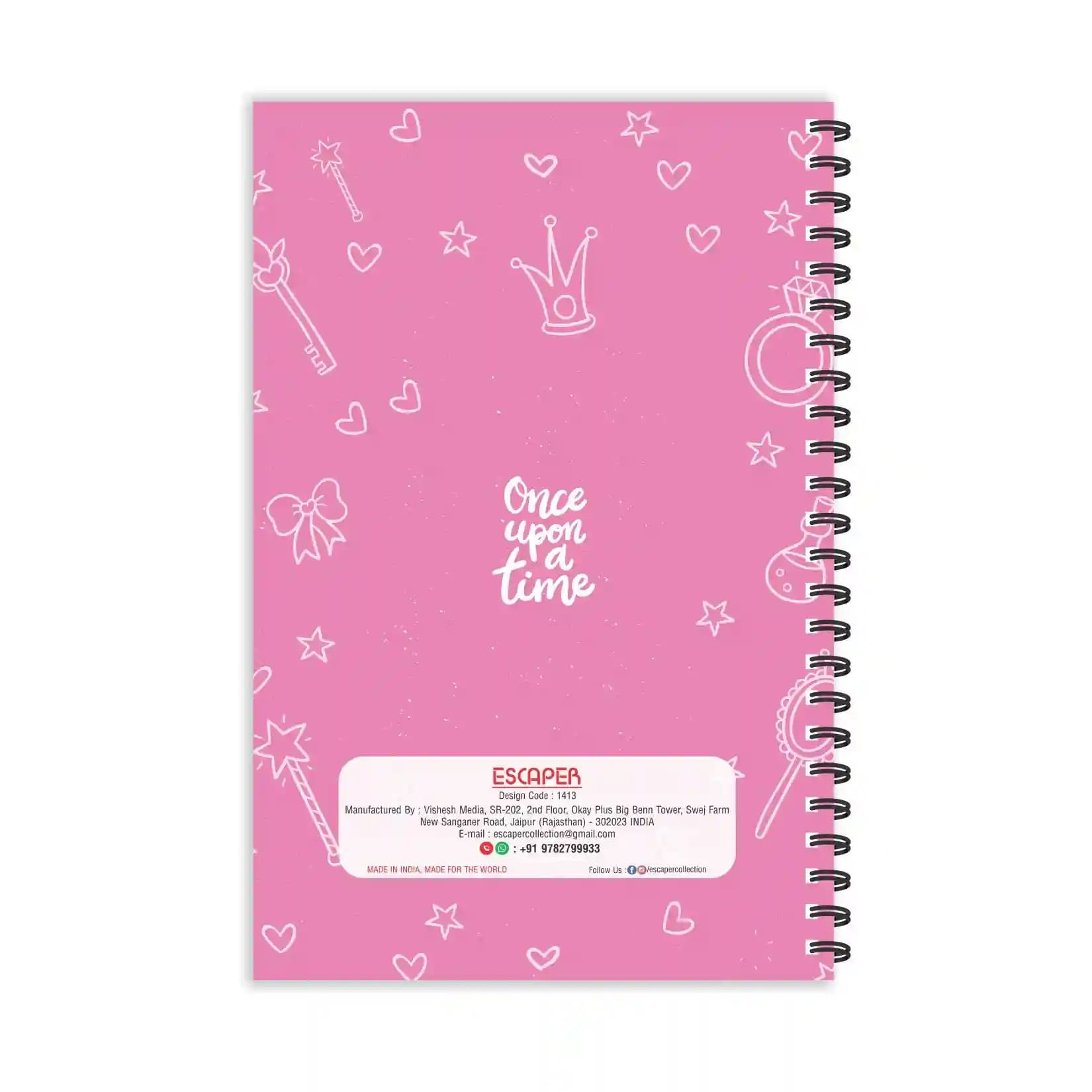 Once Upon A Time Ruled Diaries - Pack Of 3